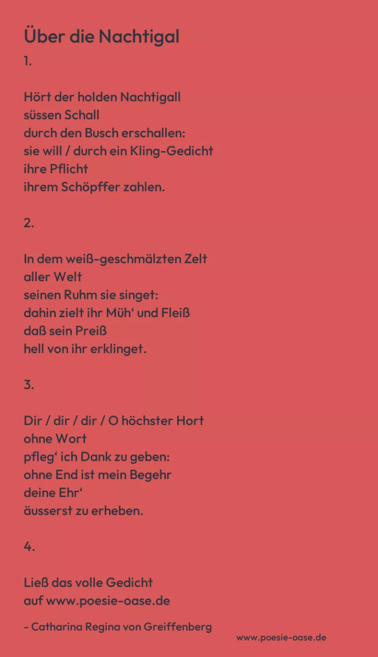Über die Nachtigal