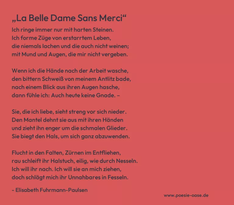 „La Belle Dame Sans Merci“