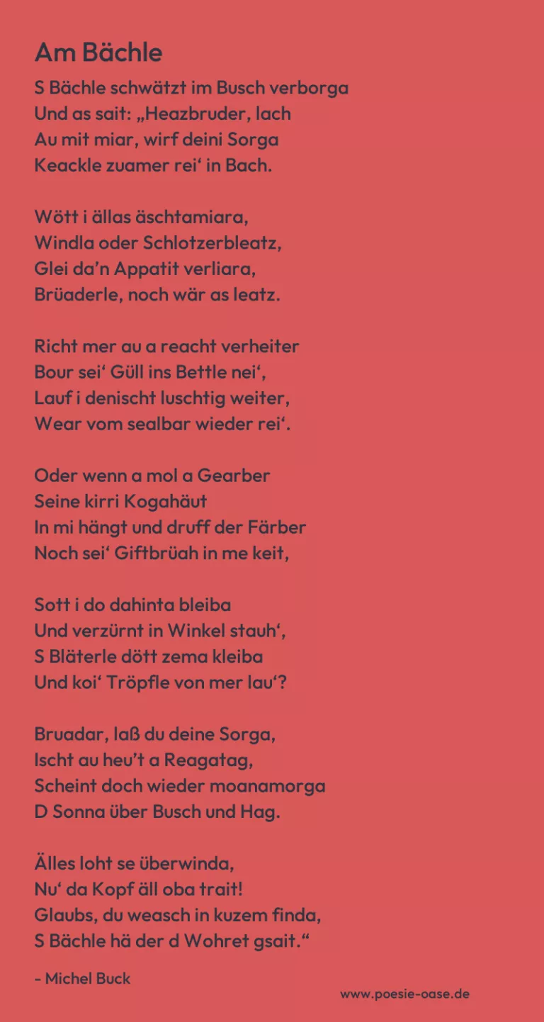 Am Bächle