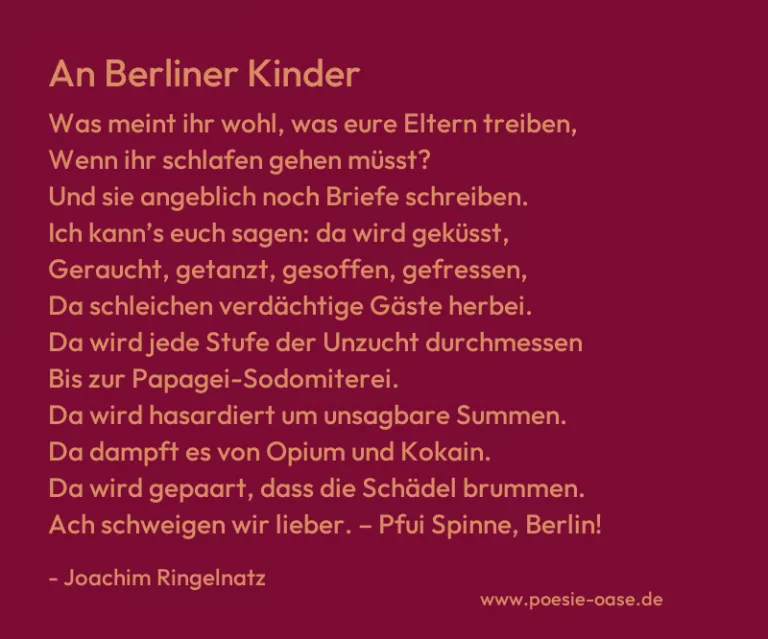 An Berliner Kinder