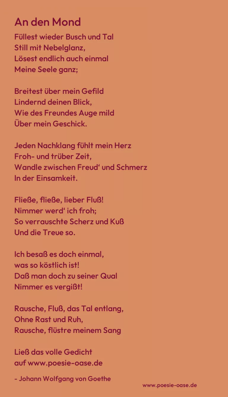 An den Mond