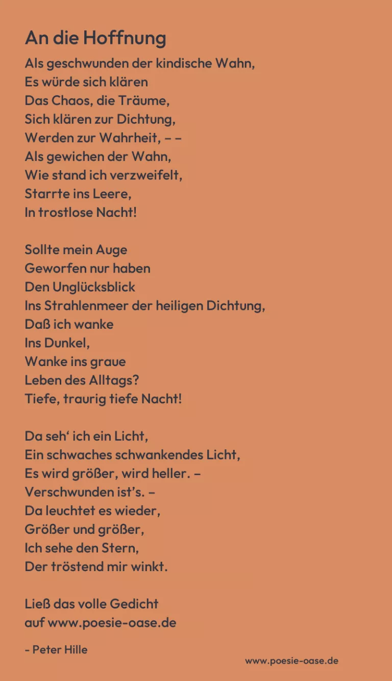 An die Hoffnung