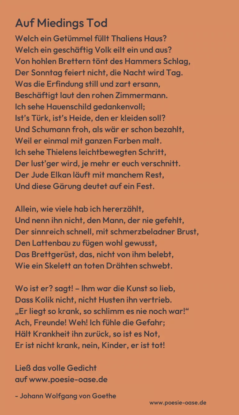 Auf Miedings Tod