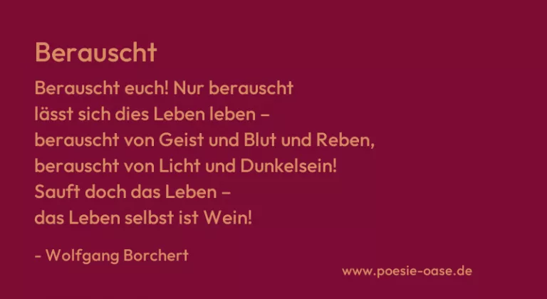 Berauscht
