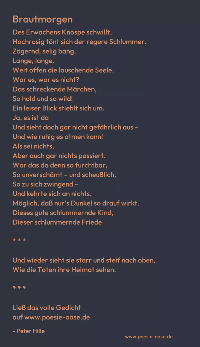 Brautmorgen