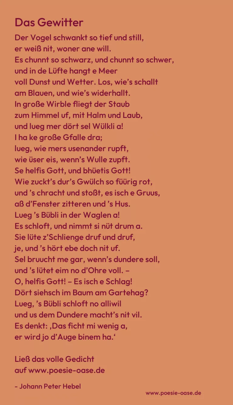 Das Gewitter