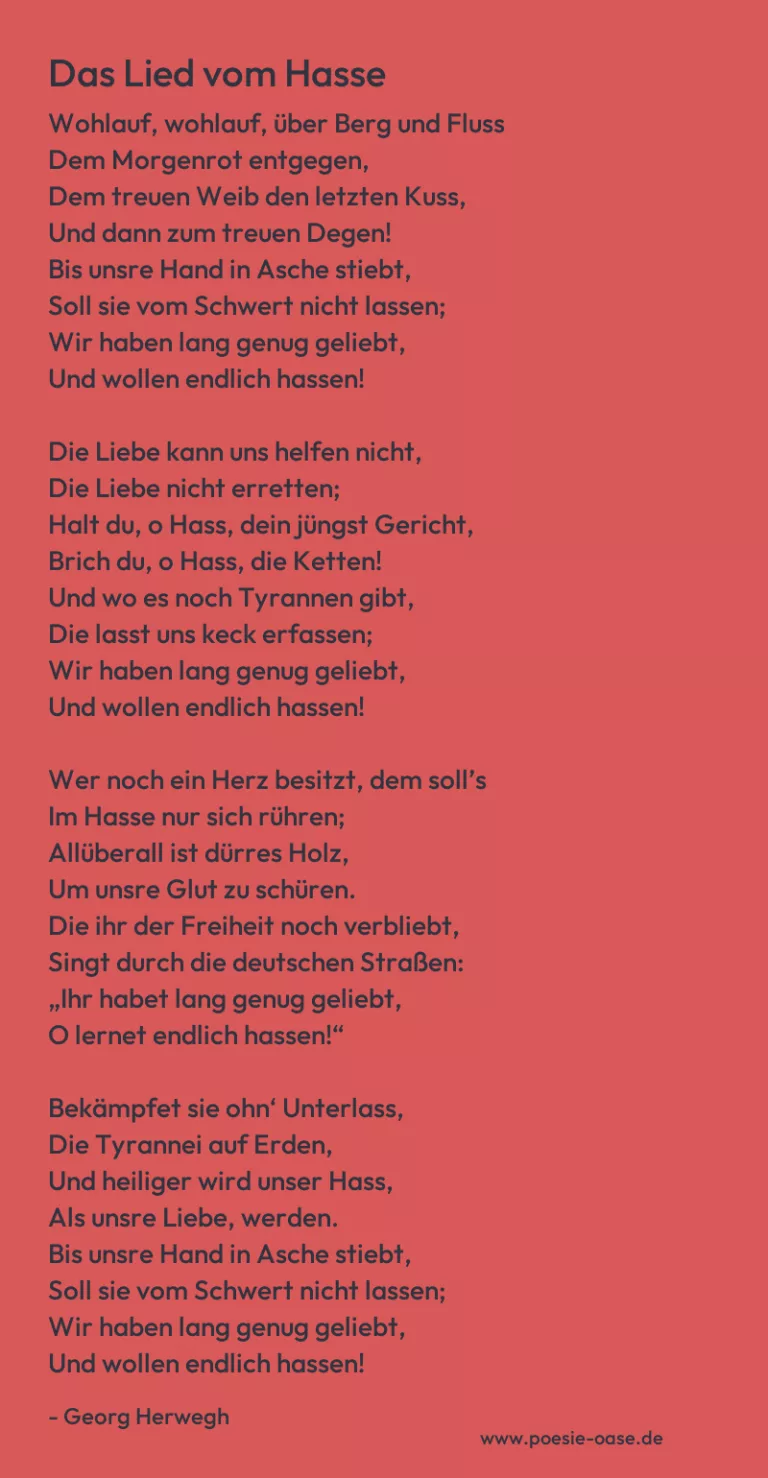Das Lied vom Hasse