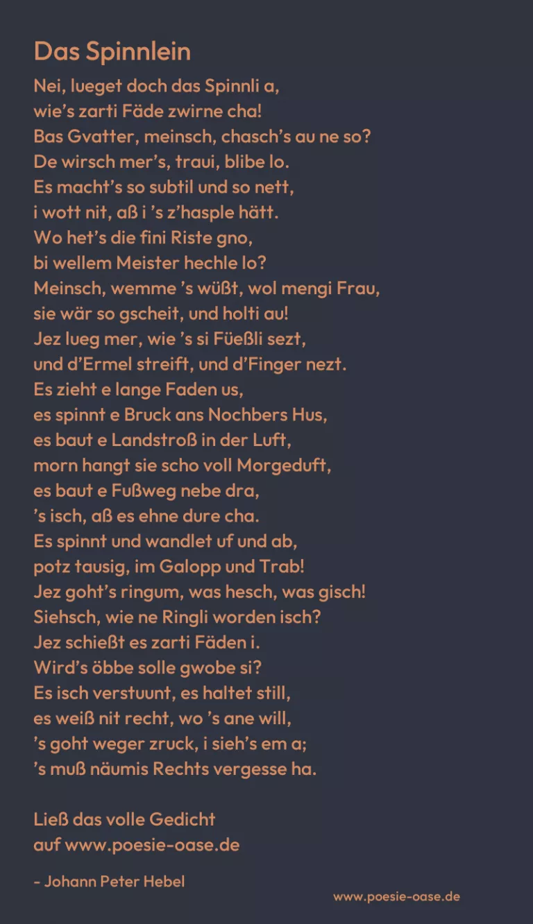 Das Spinnlein