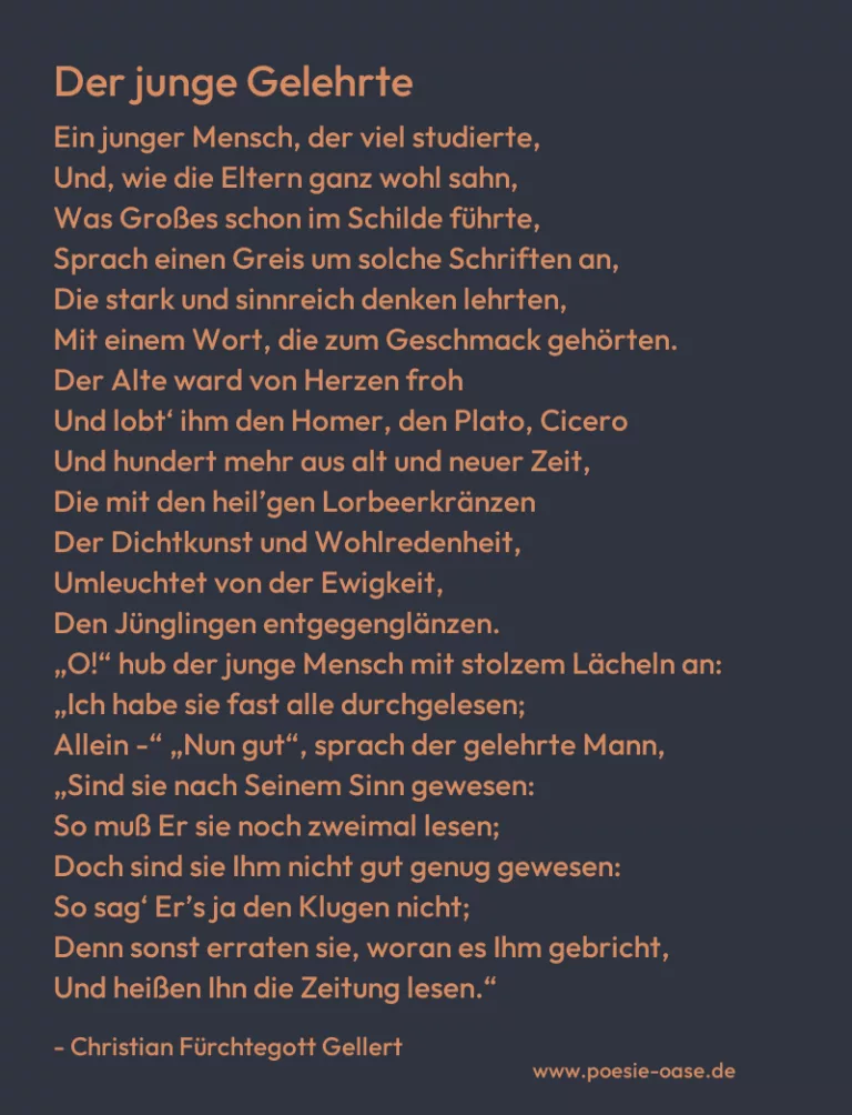 Der junge Gelehrte