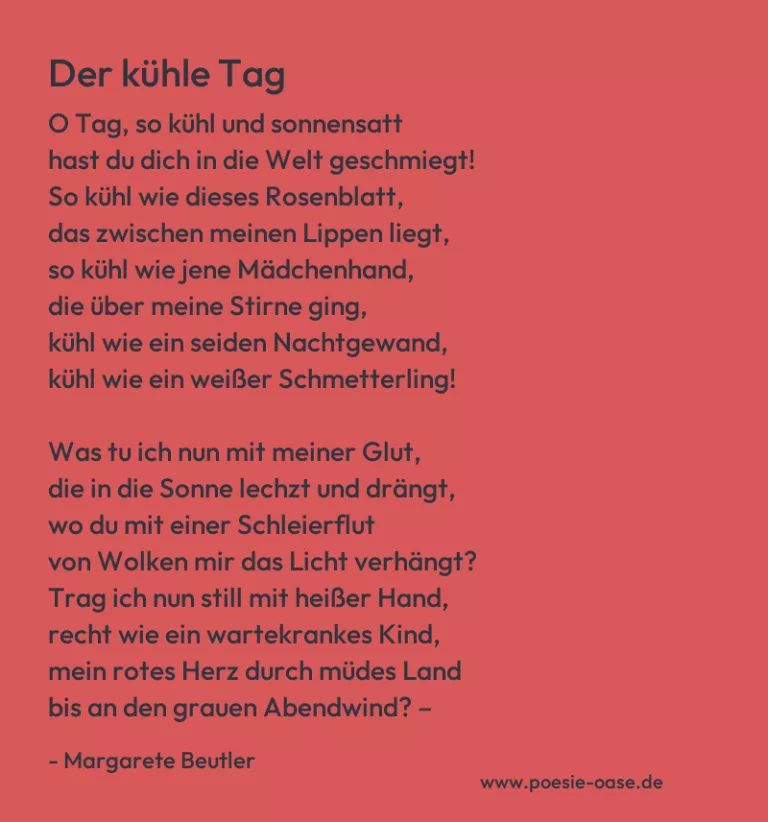 Der kühle Tag