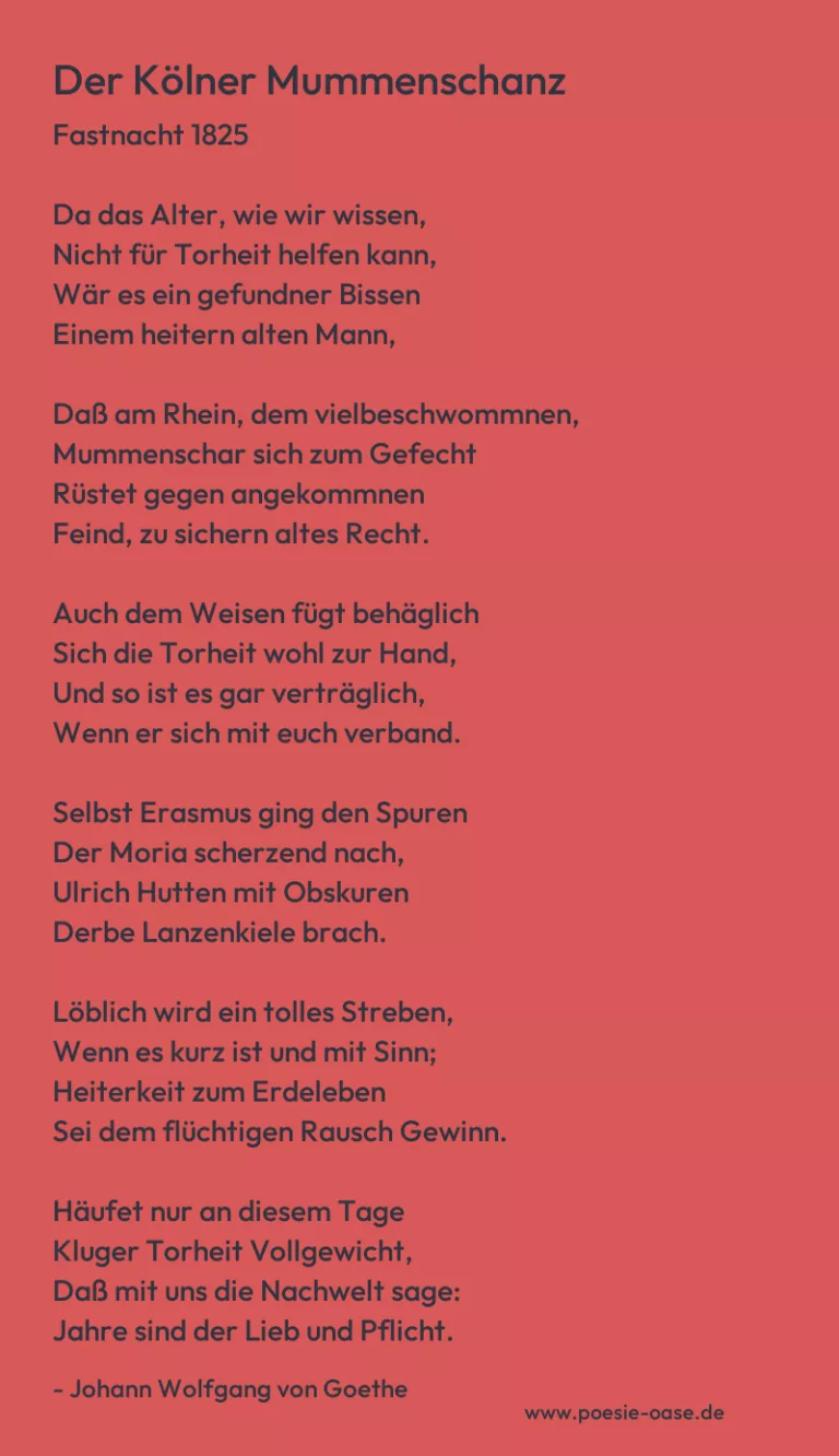 Der Kölner Mummenschanz