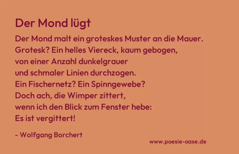 Der Mond lügt