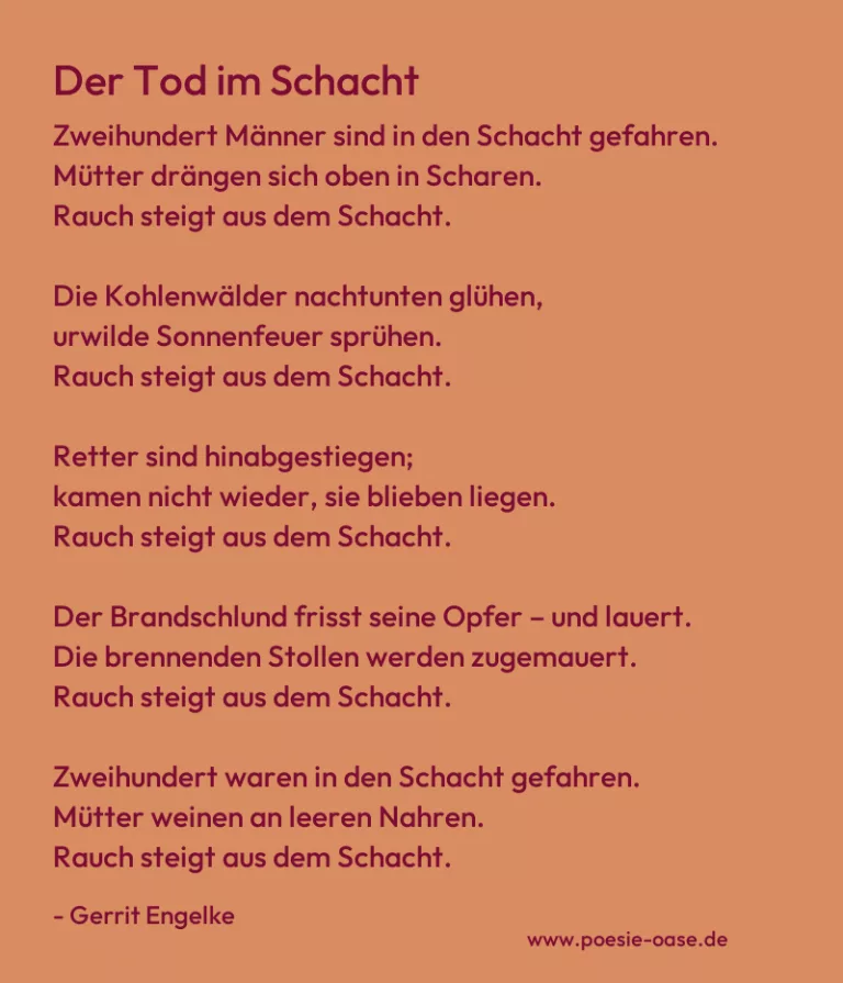 Der Tod im Schacht