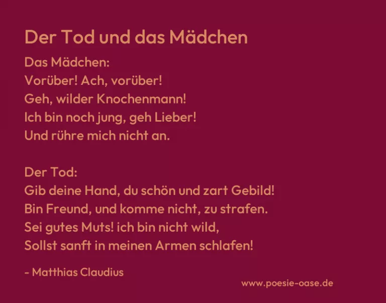 Der Tod und das Mädchen