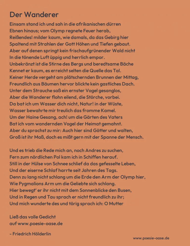 Der Wanderer