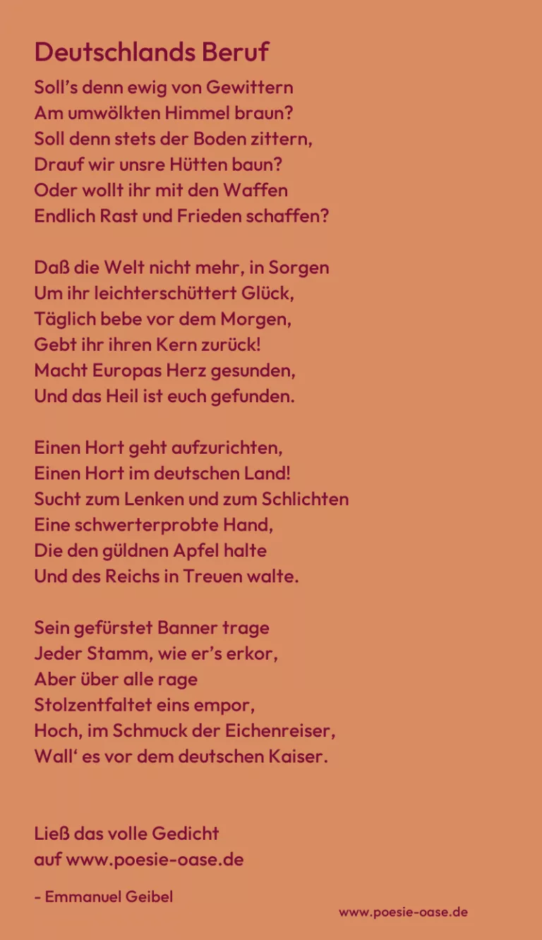 Deutschlands Beruf