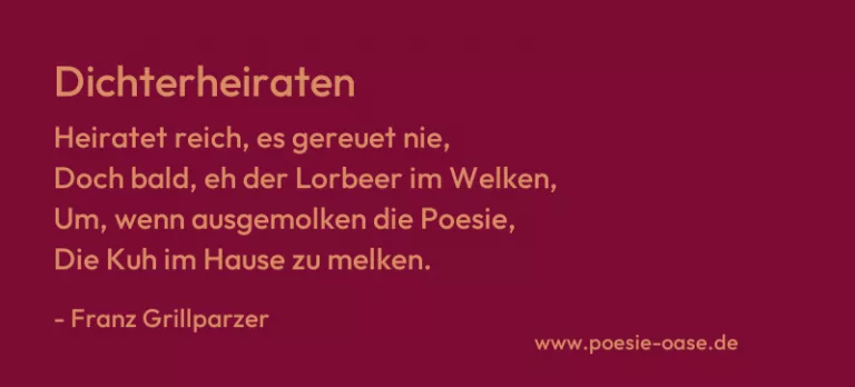 Dichterheiraten
