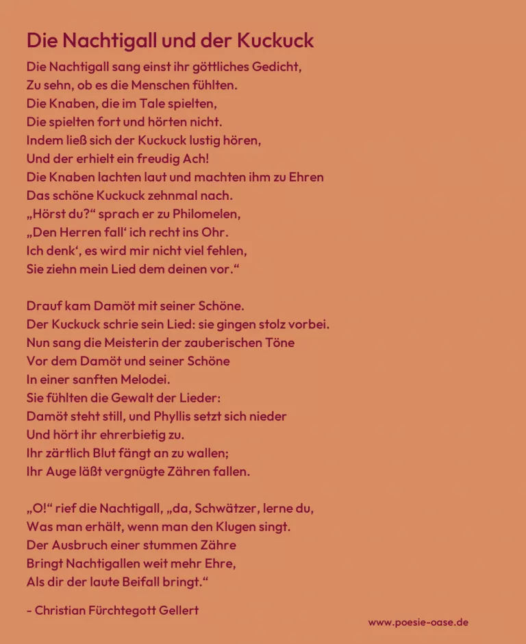 Die Nachtigall und der Kuckuck
