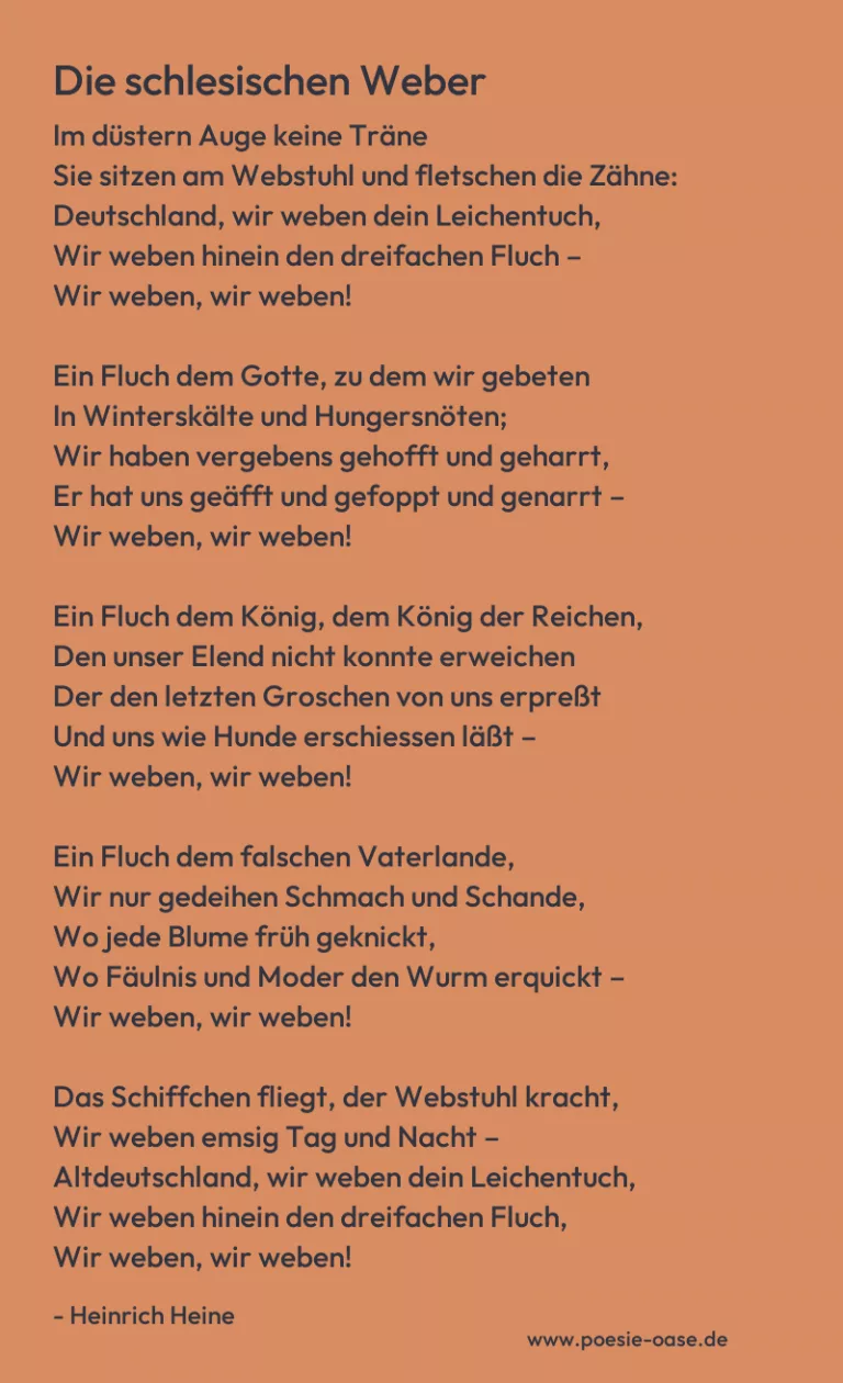 Die schlesischen Weber