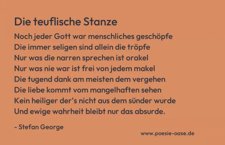 Die teuflische Stanze