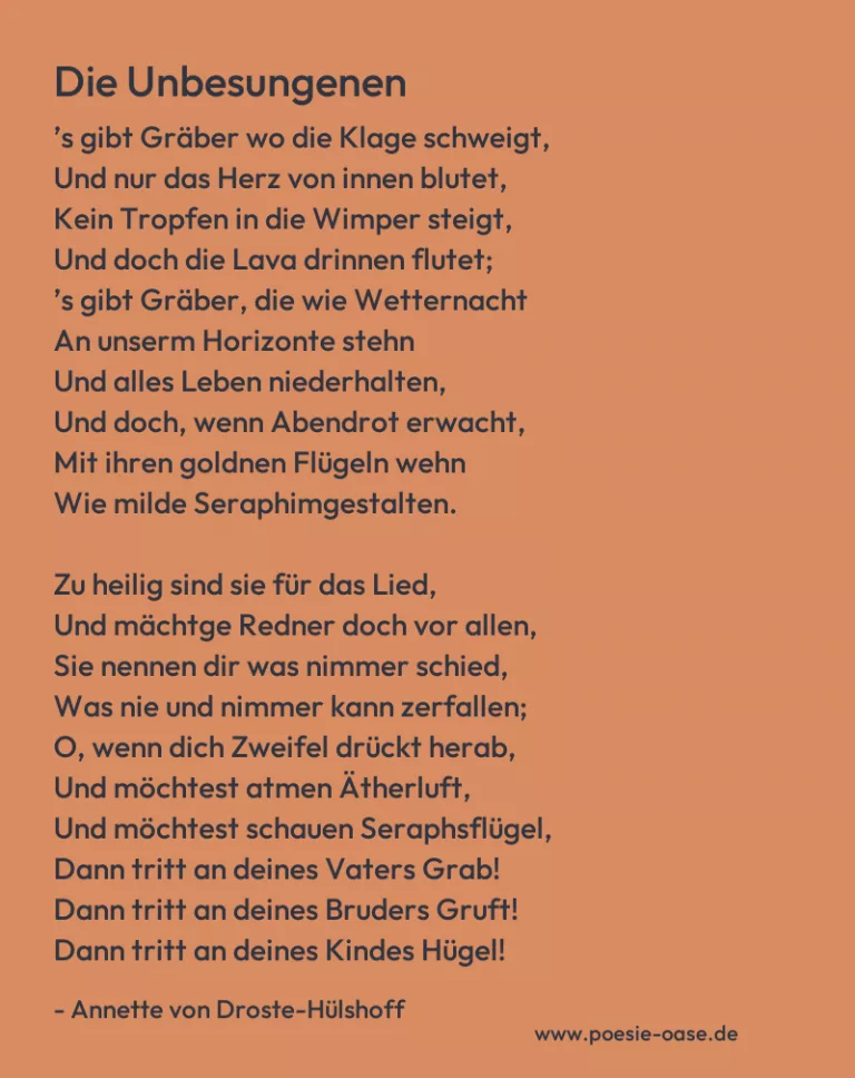 Die Unbesungenen