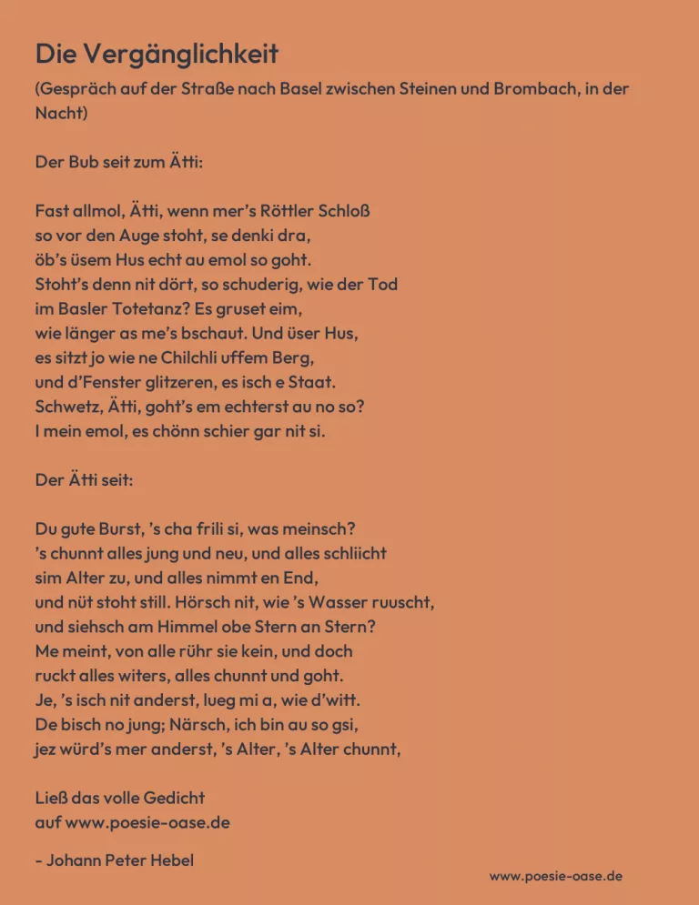 Die Vergänglichkeit