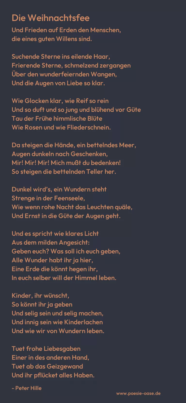Die Weihnachtsfee