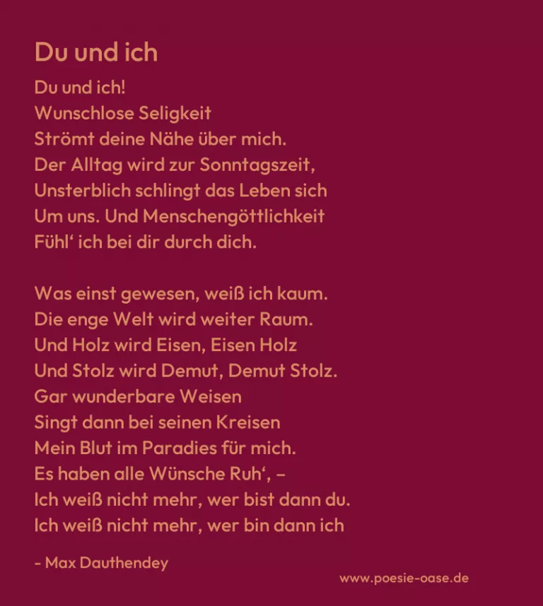 Du und ich