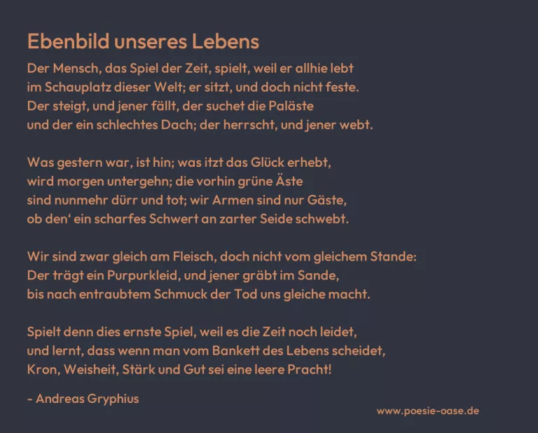 Ebenbild unseres Lebens