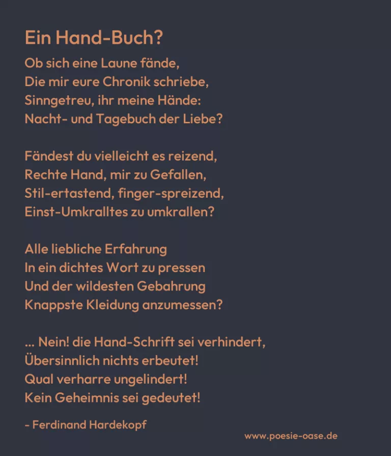 Ein Hand-Buch?