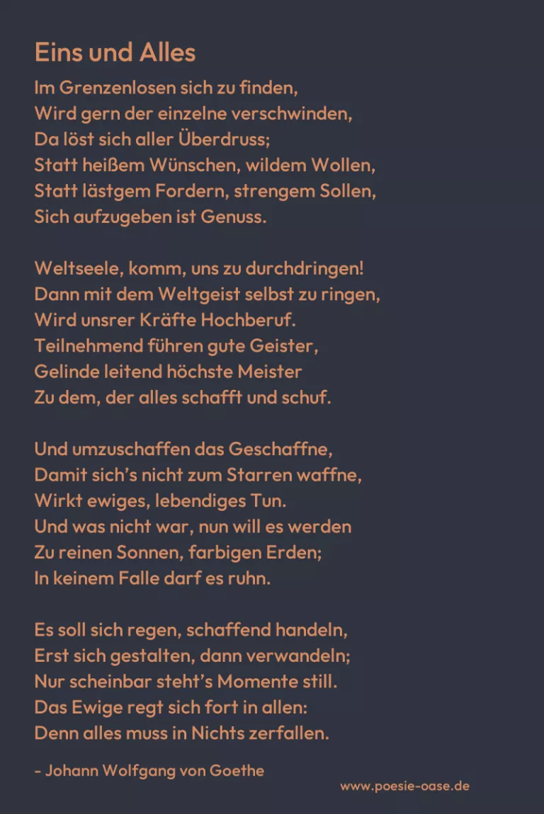 Eins und Alles
