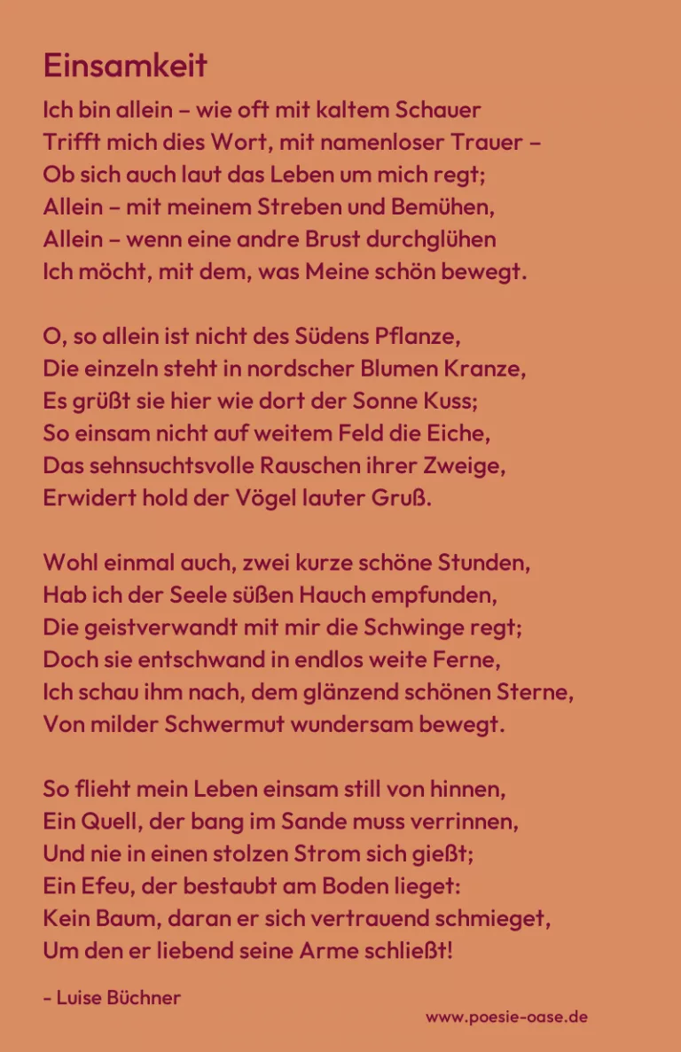 Einsamkeit