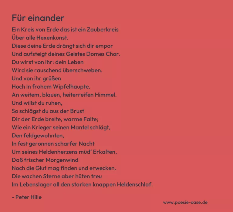 Für einander