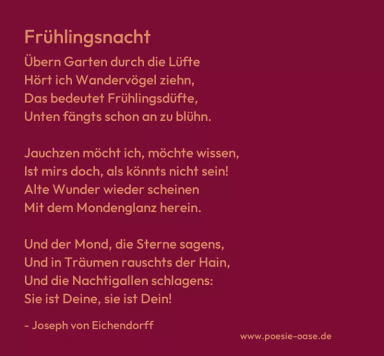 Frühlingsnacht
