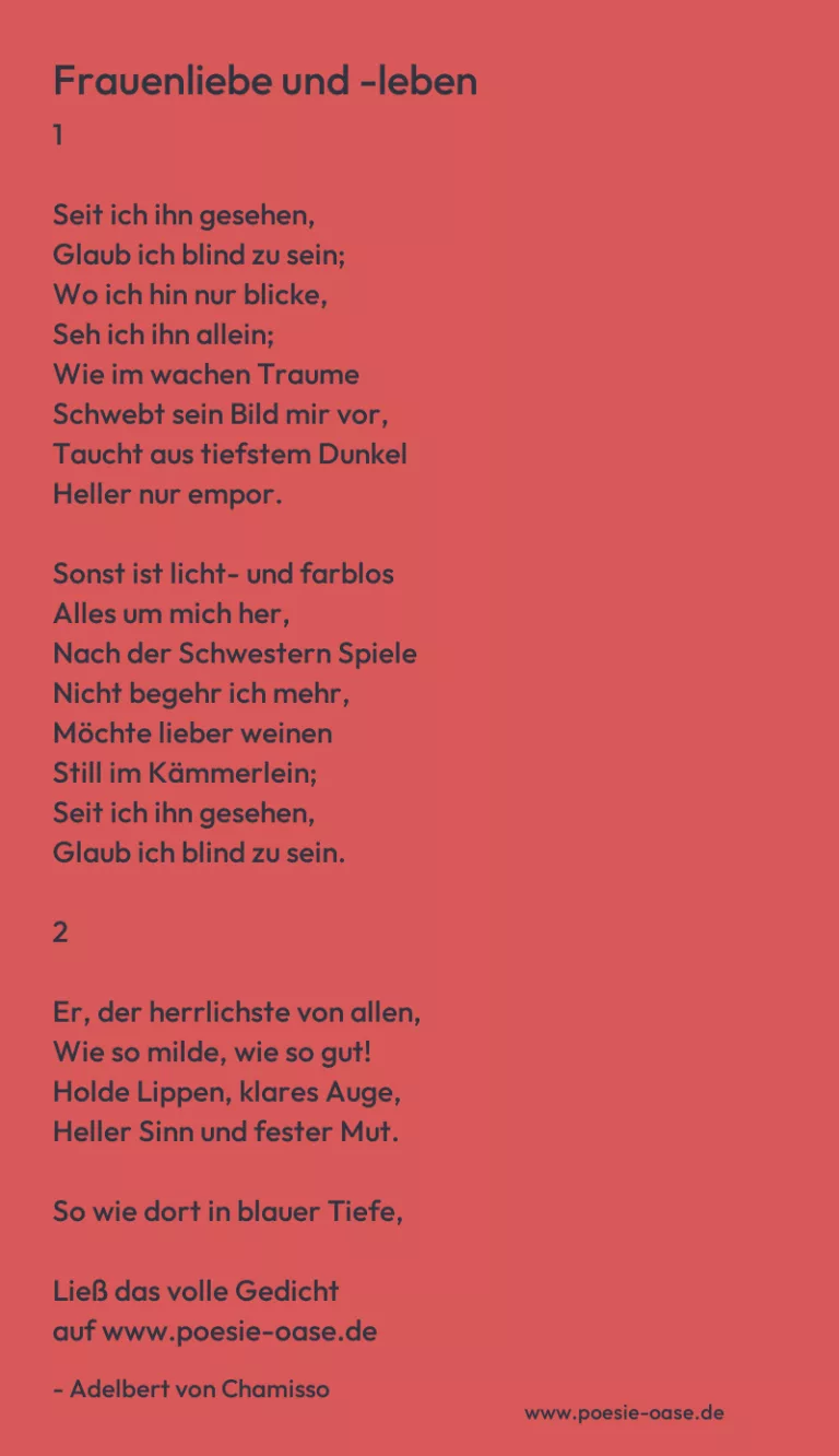 Frauenliebe und -leben