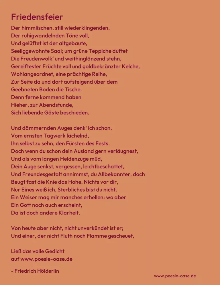 Friedensfeier