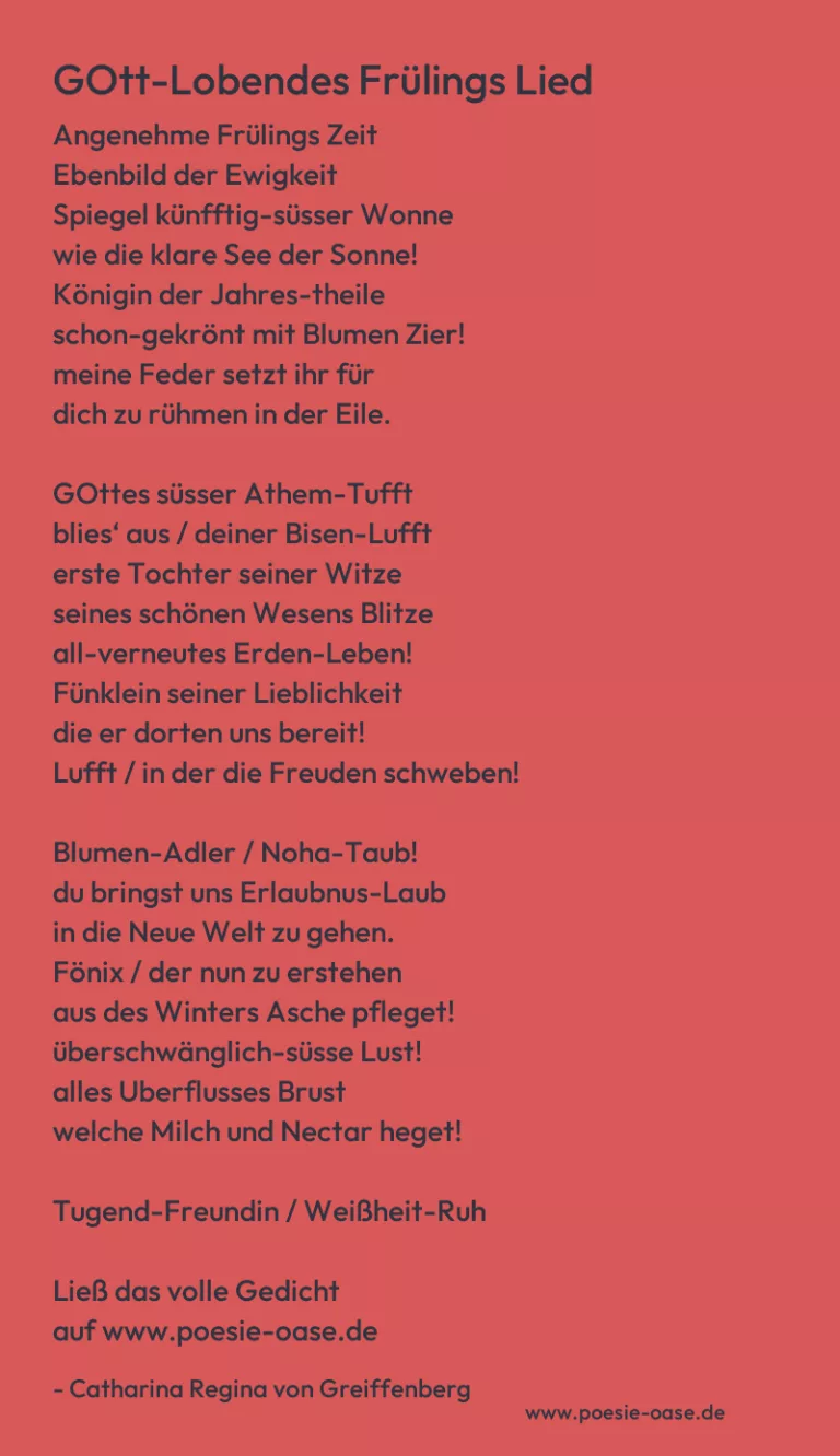 GOtt-Lobendes Frülings Lied
