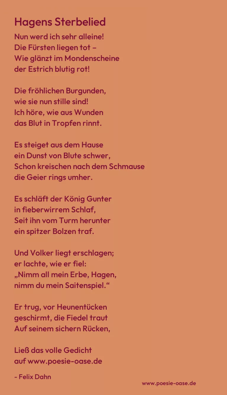 Hagens Sterbelied