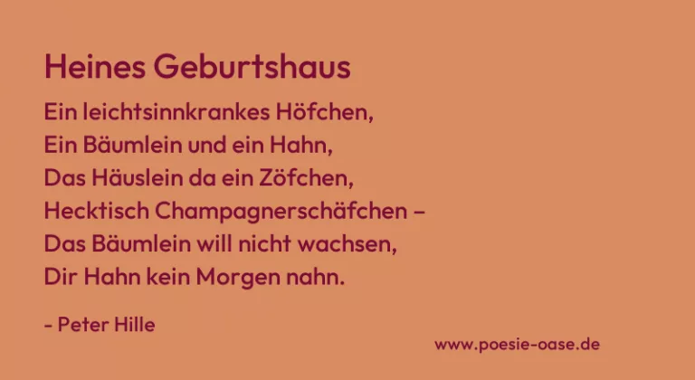 Heines Geburtshaus