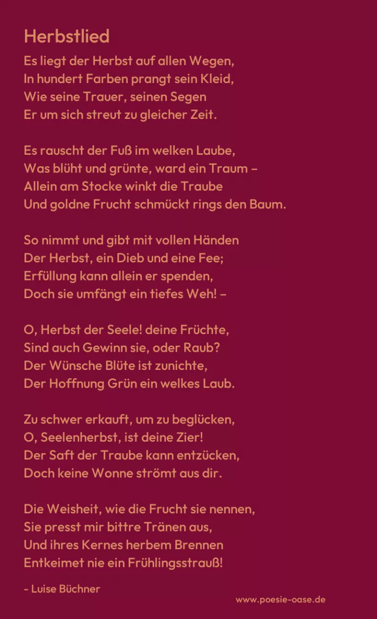 Herbstlied