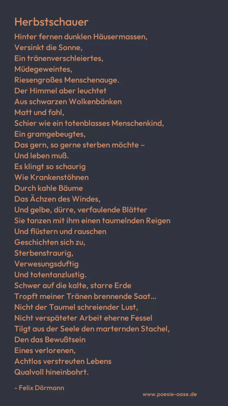 Herbstschauer