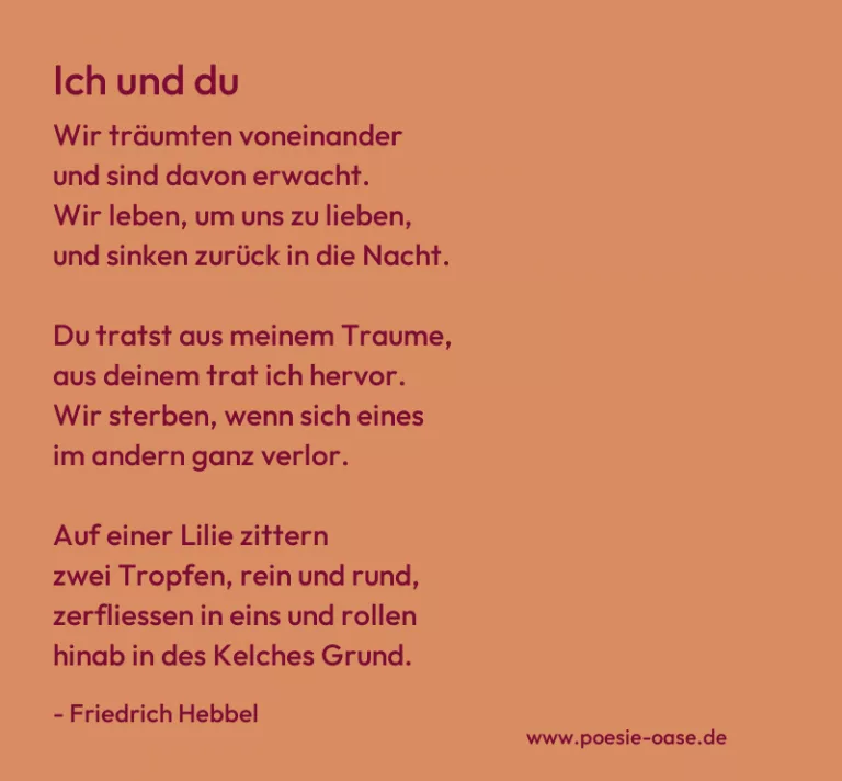 Ich und du
