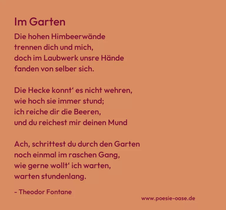 Im Garten