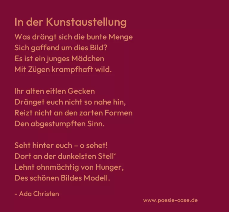 In der Kunstaustellung