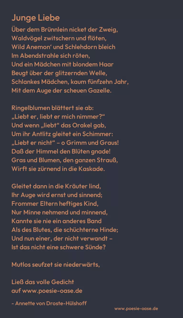 Junge Liebe