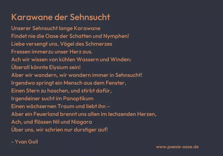 Karawane der Sehnsucht