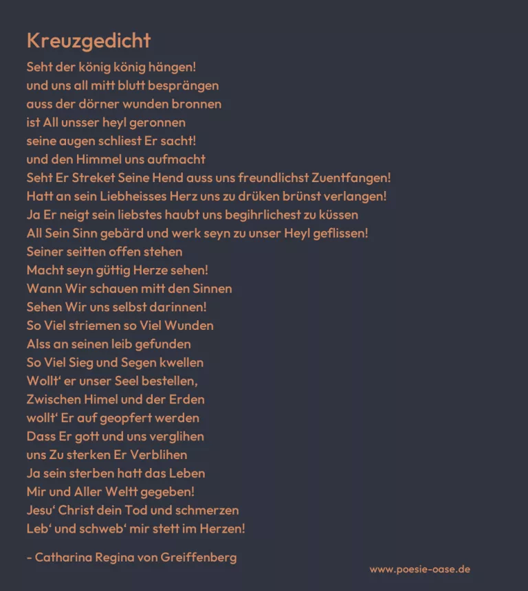 Kreuzgedicht