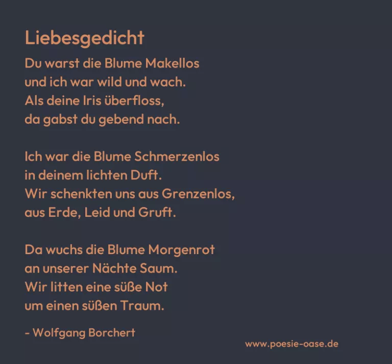 Liebesgedicht