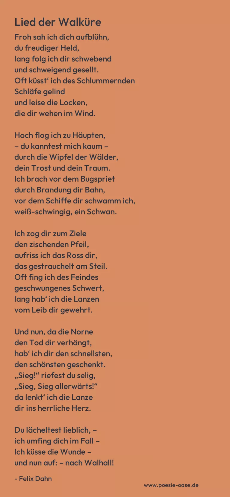 Lied der Walküre