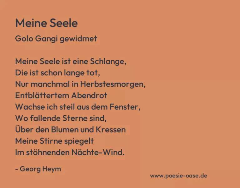 Meine Seele